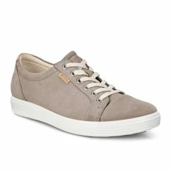 Ecco Women'S Soft 7 Sneaker in Warm Grey