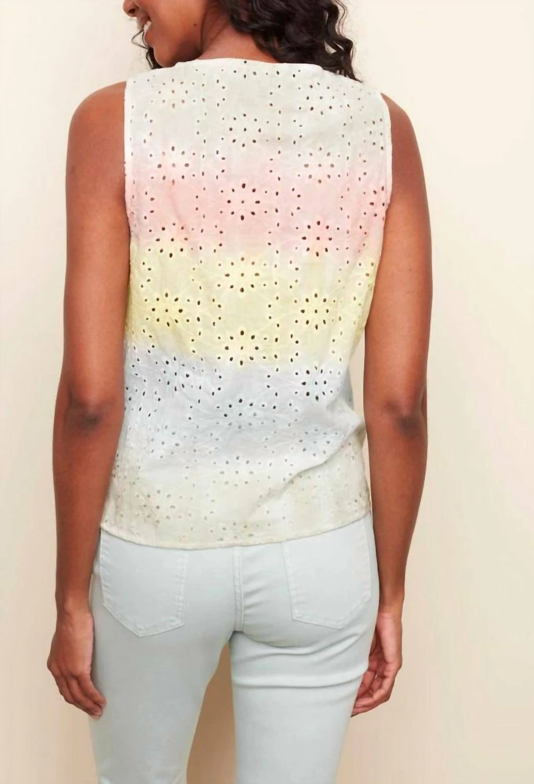 Charlie B women Front Tie Cami In Multi - Image 2