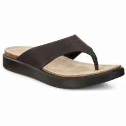 ECCO Corksphere Womens Leather Slip On Thong Sandals