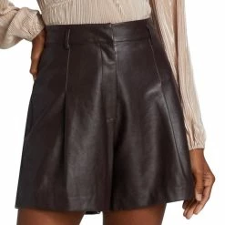Astr women Wilma Shorts in Dark Brown