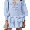 Astr women Marietta Dress in Periwinkle