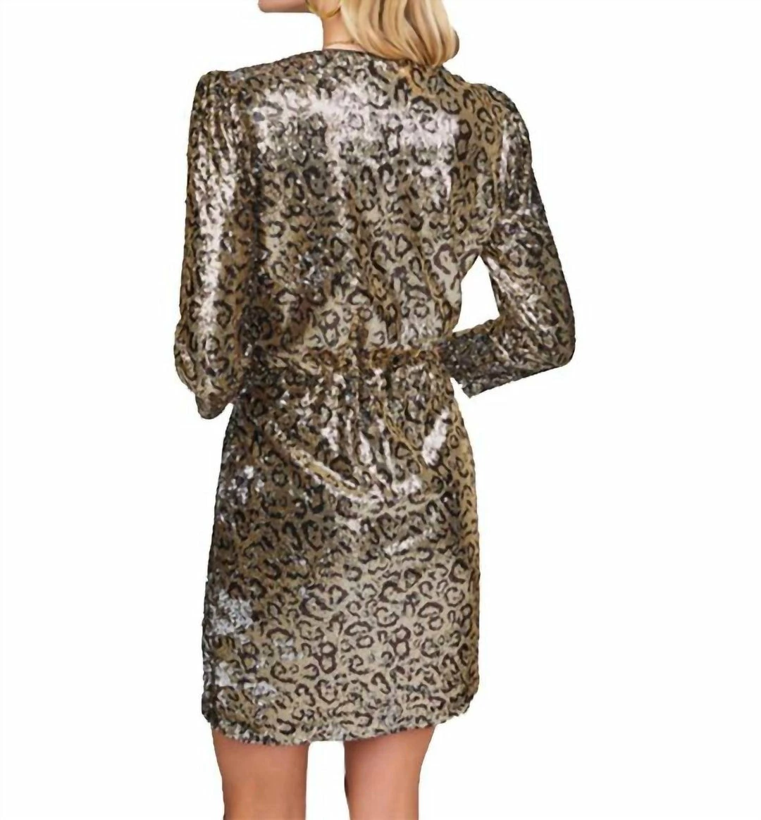 Astr women Selene Dress in Animal Print - Image 2