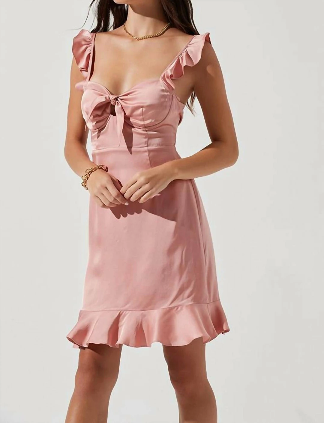 Astr women Marla Dress in Pink - Image 2