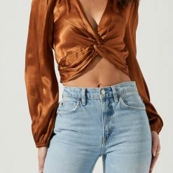 Astr women Nix Top in Copper