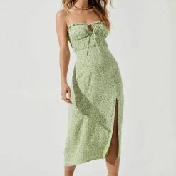 Astr women Verana Dress in Green