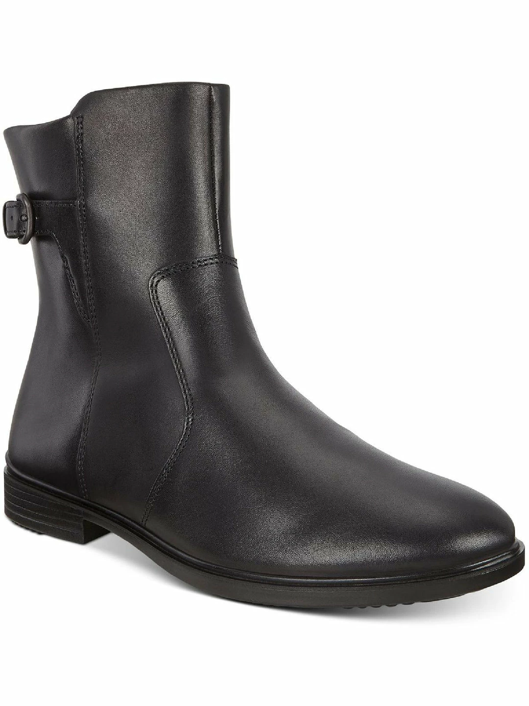 ECCO Touch Womens Leather Ankle Booties