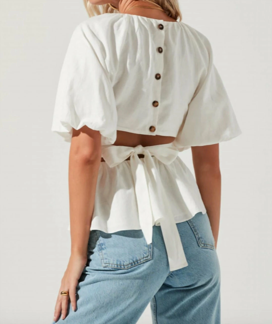 Astr women Vendetta Top in White - Image 3