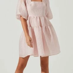 Astr women Principessa Dress in Light Pink