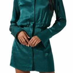 Astr women Ruth Dress in Hunter Green