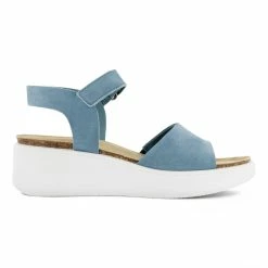 ECCO WOMEN'S FLOWT WEDGE CORK SANDAL