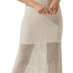 Astr women Palmer Crochet Dress in Natural