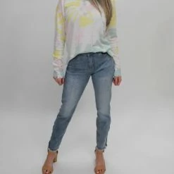 Charlie B women Printed Sweater in Multi