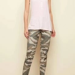 Charlie B women Rib Cami in Crystal