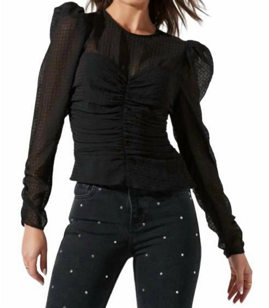 Astr women Dalma Top in Black
