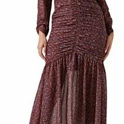 Astr women Athena Dress in Brown Purple Dits