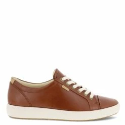 Ecco Women'S Soft 7 Sneaker in Cognac