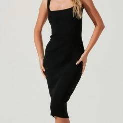 Astr women Elmira Dress in Black