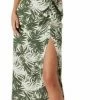 Astr women Destination Dress in Green/White Palm
